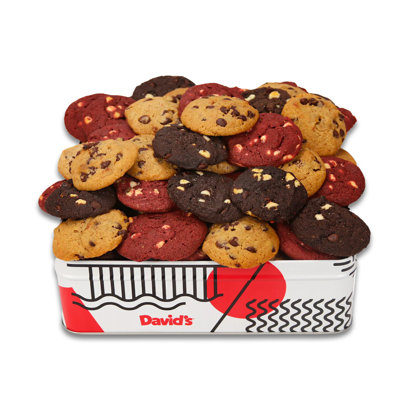 Fresh Baked Mini Cookies Tin - 54 Cookies - Image 4